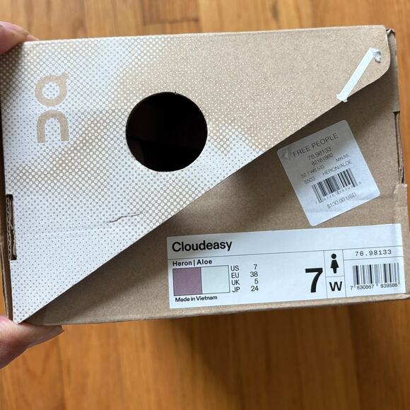 Pink Cloudeasy On Clouds Sneakers Pristine 7us - Picture 3 of 7